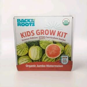 Back to the Roots Kids Grow Kit Organic Jumbo Watermelon New In Box Sealed STEM